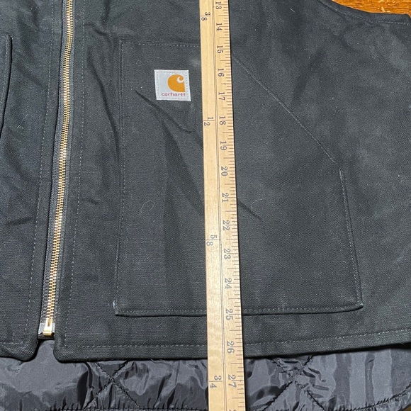 Carhartt Black Insulated Vest Size 2XL - Picture 3 of 6